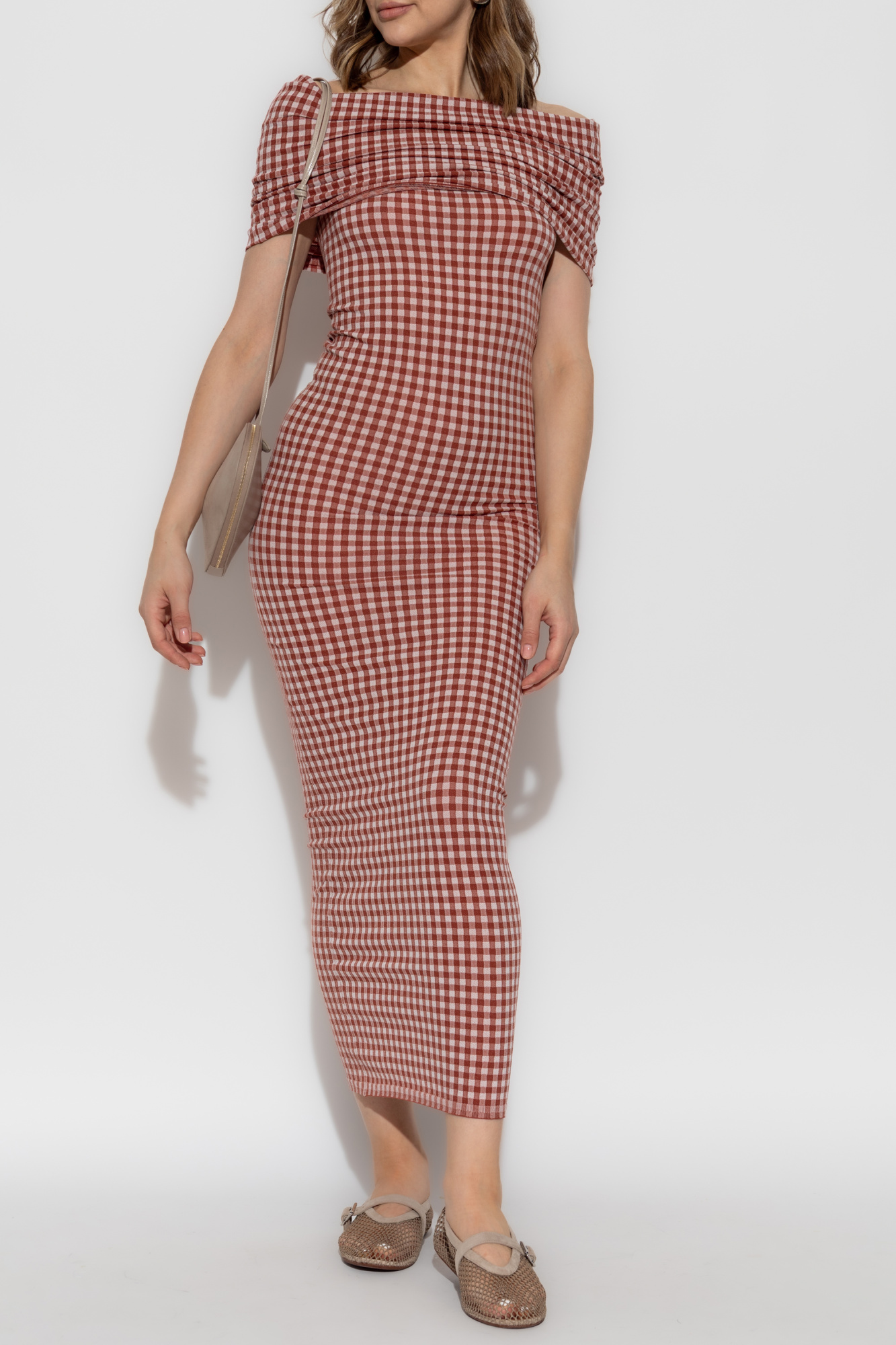 ワンピース ALAIA FW25 Dresses (AA9R2714K088B 327) Alaïa Dress with a check pattern | Women's Clothing | Vitkac
